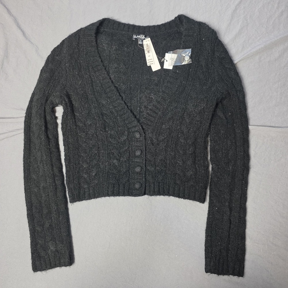 for love and lemons women's victoria's secret cardigan black small